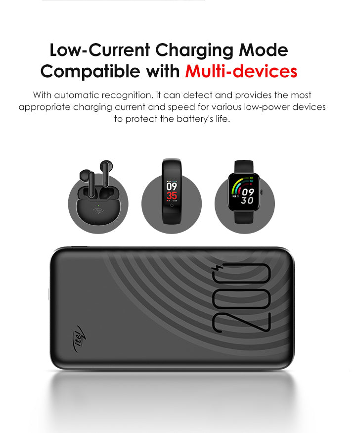 Itel power bank 20kmAh