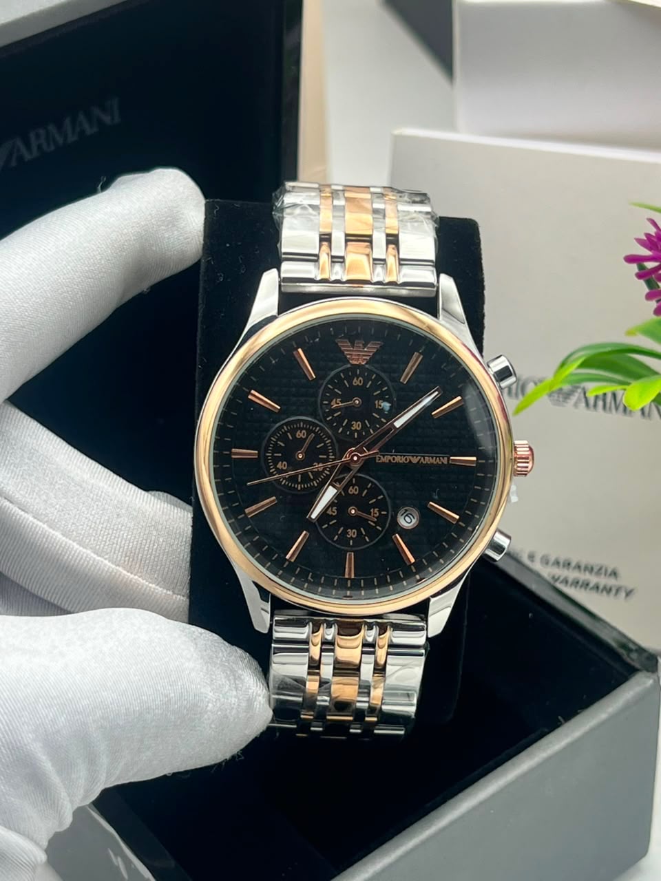 Armani luxury men's watch