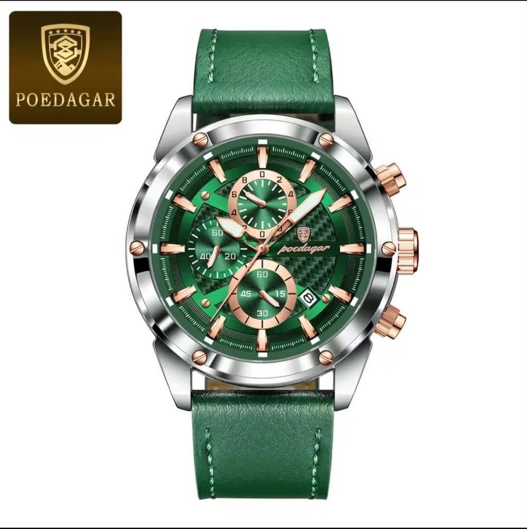 Original POEDAGAR Leather watch
