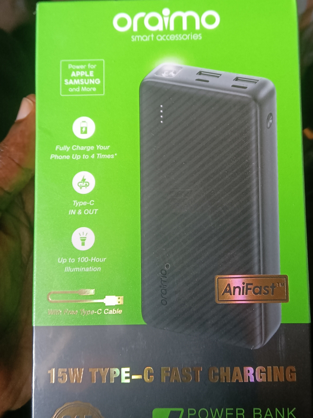 Oraimo 15w 20000mAh power bank - HiSmile Store