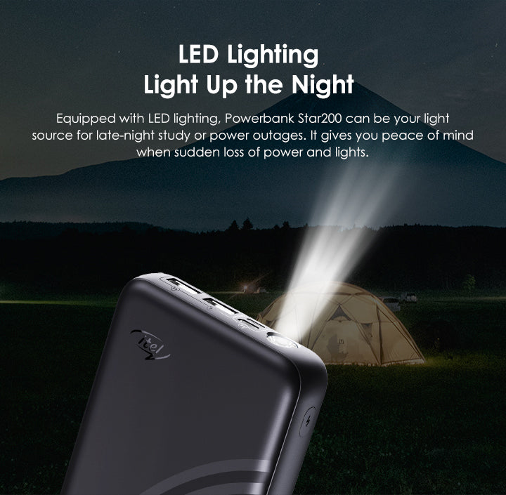 Itel power bank 20kmAh