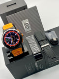 Round-Face Smartwatch with Leather, Steel & Silicone Interchangeable Straps