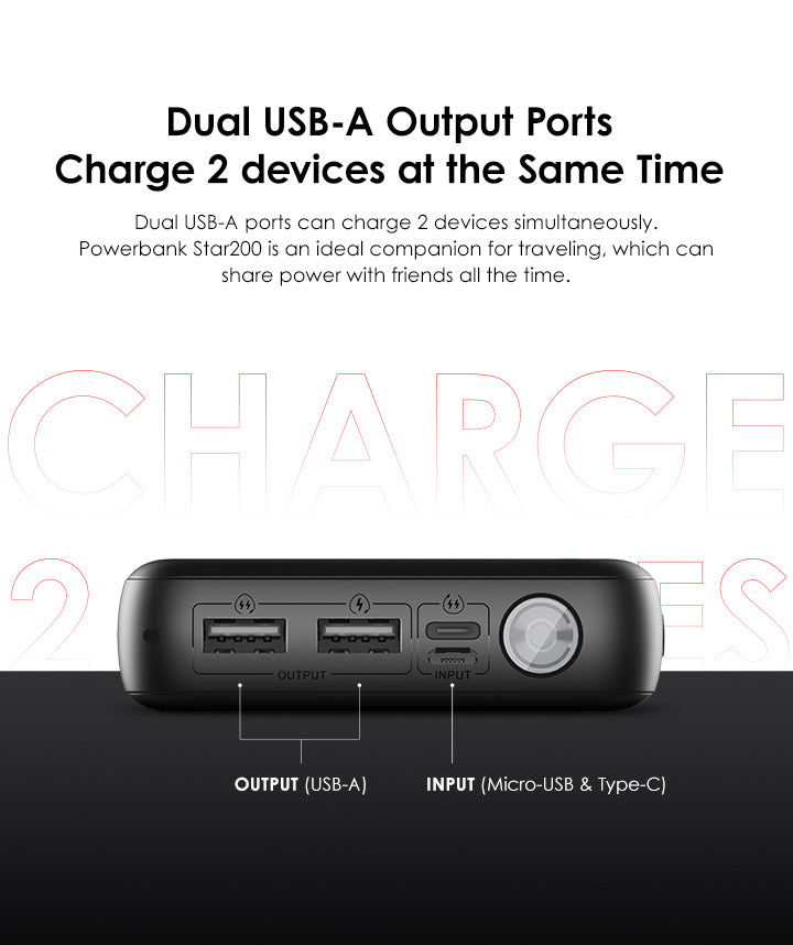 Itel power bank 20kmAh